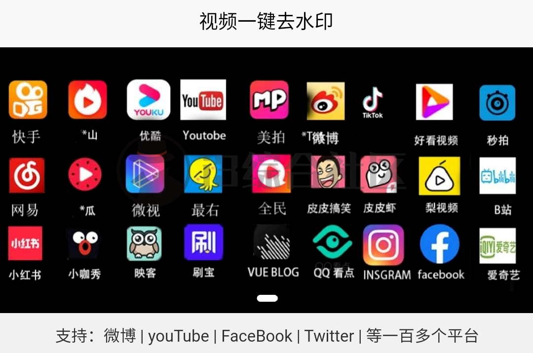图片[1] | 视频一键去水印，短视频提取工具，支持国内外100+短视频平台！ | i3综合社区