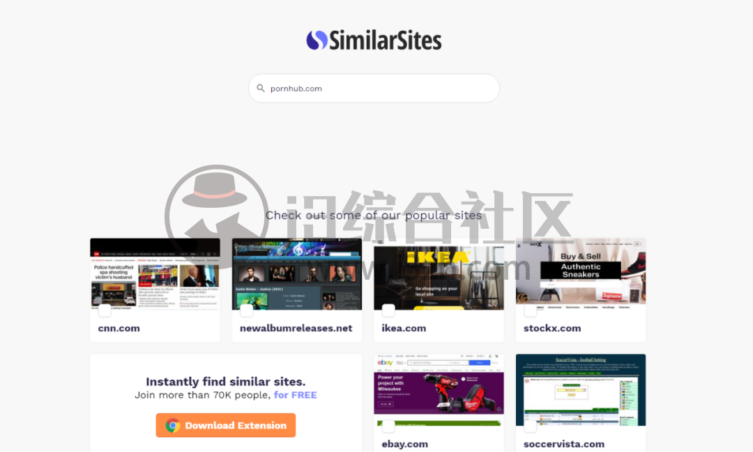 图片[1] | 发现相关网站(Similarsites)，有个大胆的想法，能找“羞羞”的网站? | i3综合社区