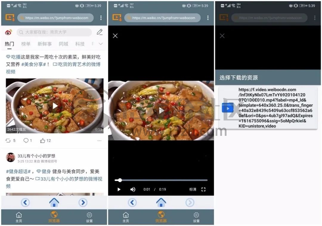 袋鼠下载、视频下载器App,嗅探视频、图片、音频等资源!-i3综合社区