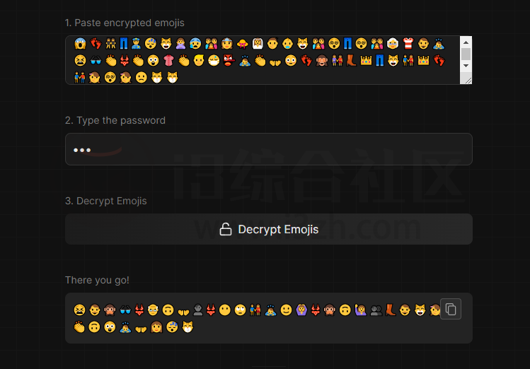 图片[5] | Txtmoji.com，可将文本加密为表情符号，一个不为人知的玩法！ | i3综合社区