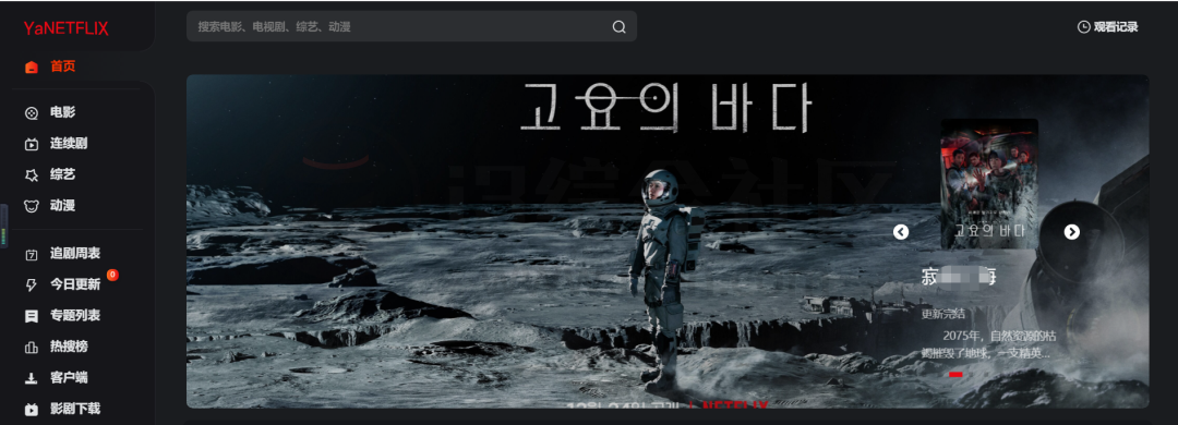 YaNetflix鸭奈飞电影，毛孔都清晰可见的画质，观看体验无可挑剔！