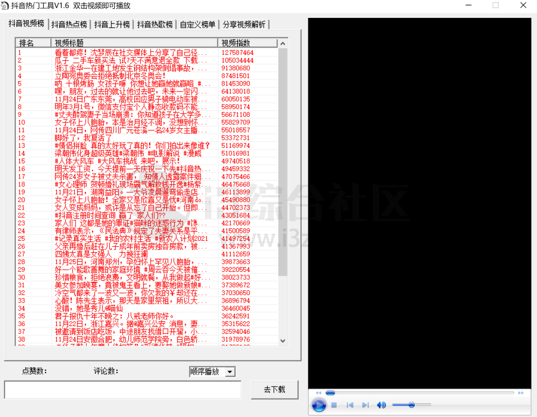 图片[2] | 抖音热门工具v2.5，吾爱大神自制的Windows端抖音热榜神器！ | i3综合社区