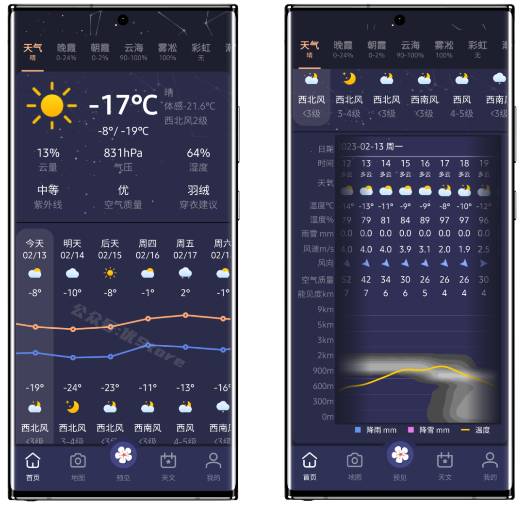 图片[3] | 莉景天气APP_v2.1.01破解版，提前预测朝晚霞/云海/雾凇/星空/银河… | i3综合社区