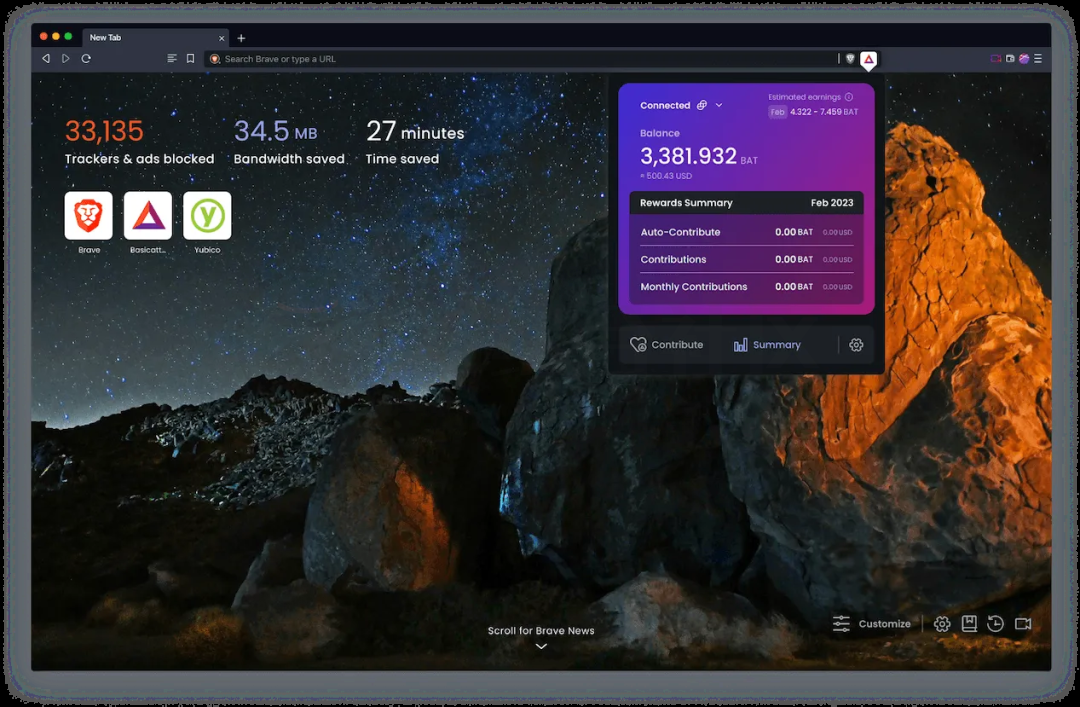 Brave Browser、Tor Browser，号称为隐私保护和线上自由而战的浏览器！