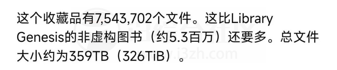 图片[2] | 安娜的档案(Anna’s Archive)，宣布获得750万/359TB图书！ | i3综合社区