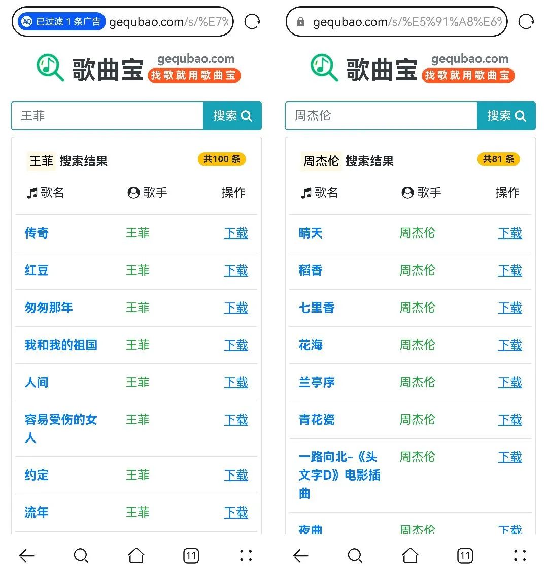 歌曲宝(gequbao.com),一款纯网页的音乐下载站点! 歌曲宝(gequbao.com),一款纯网页的音乐下载站点!-i3综合社区