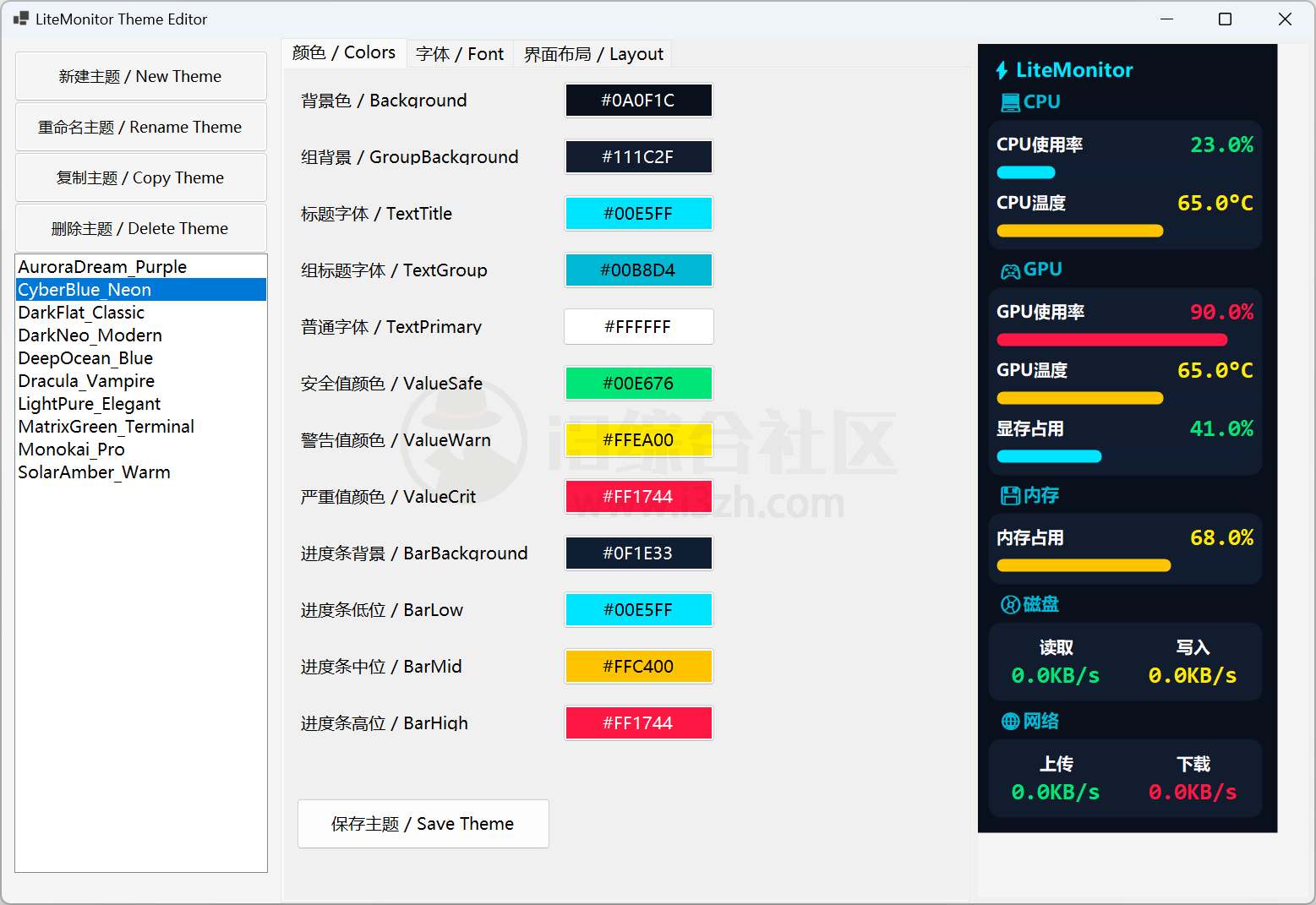 图片[5] | LiteMonitor，一款极简实用的电脑性能监控工具 | i3综合社区