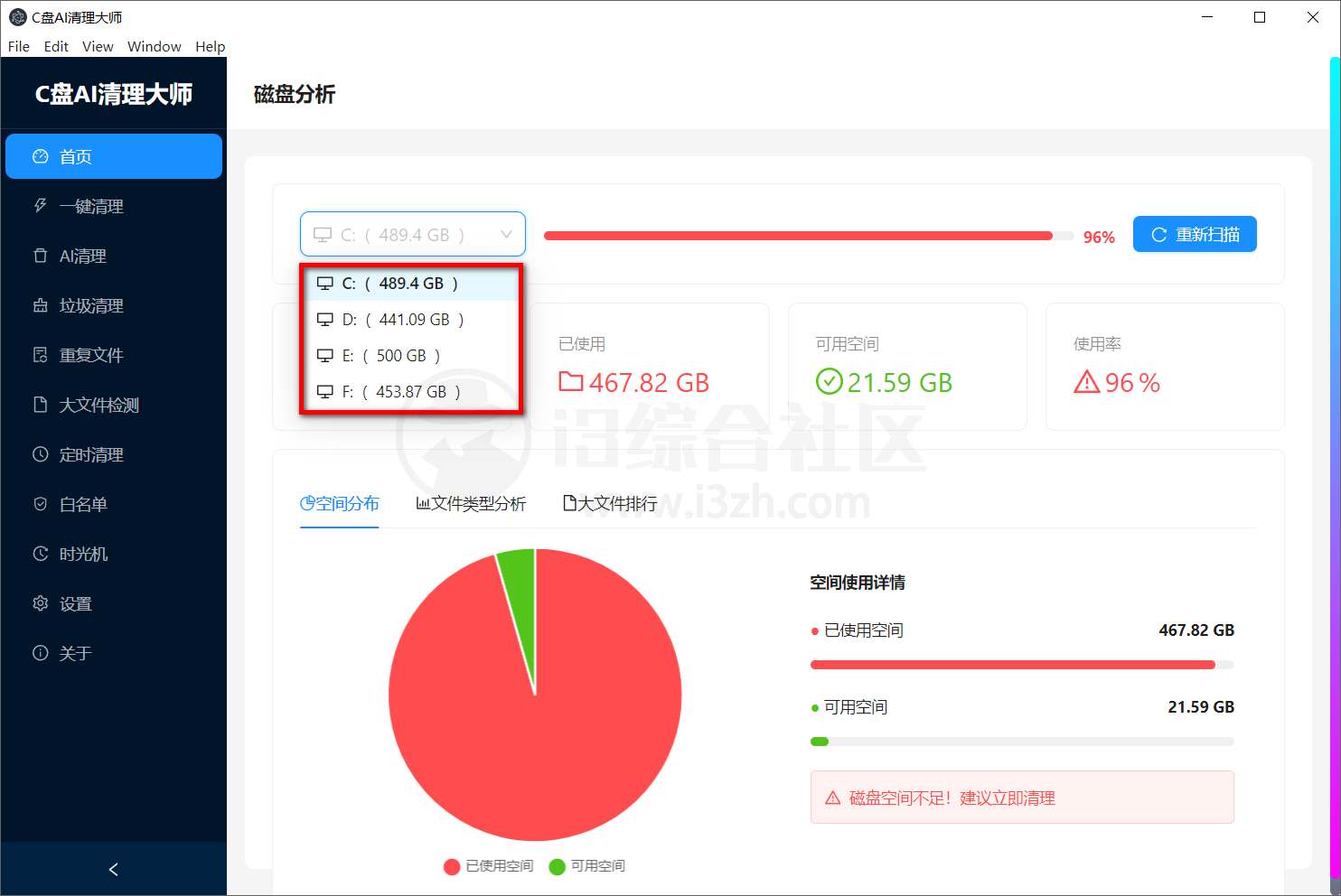 图片[2] | C盘AI清理大师，与AI深度结合，堪称电脑C盘的 “瘦身专家” | i3综合社区