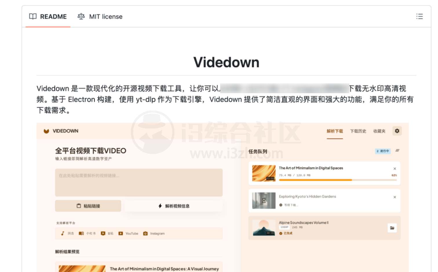 图片[1] | Videdown视频下载v1.0.9，支持全球几乎所有网站 | i3综合社区