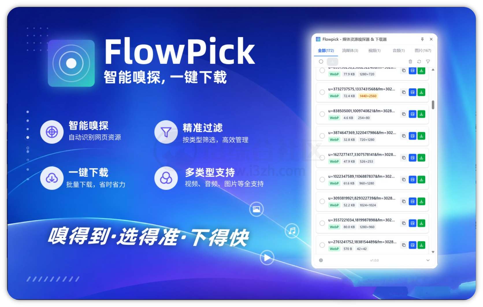 图片[2] | FlowPick，万能嗅探神器，音视频和图片全搞定 | i3综合社区