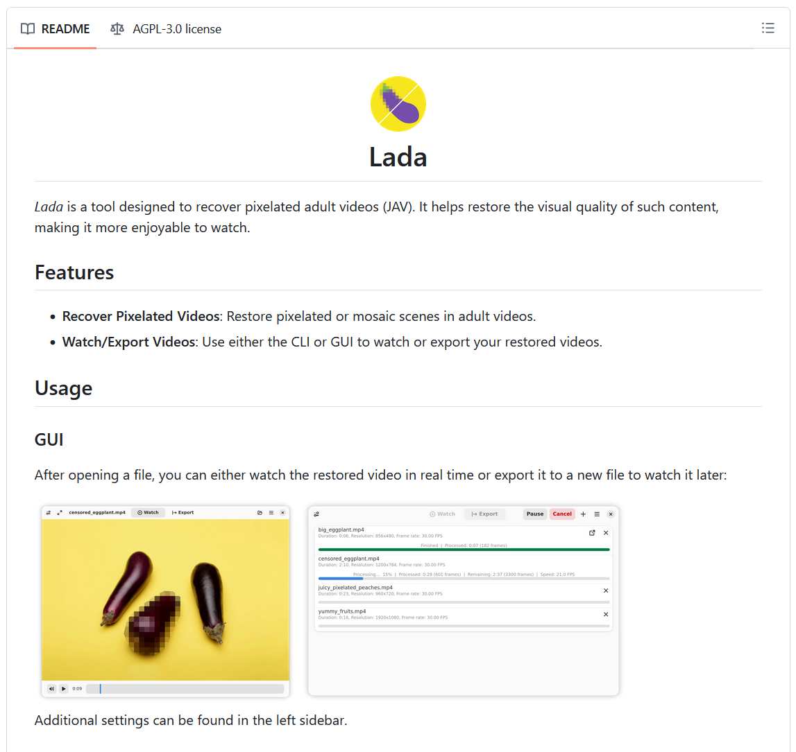 图片[5] | Lada，这款AI视频去马赛克工具，效果比JavPlayer还猛！ | i3综合社区