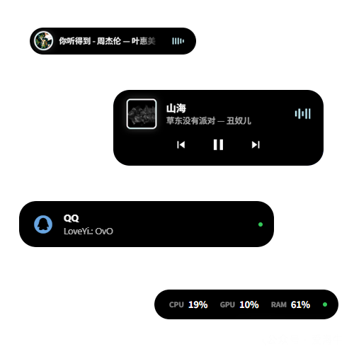 图片[2] | NetSpeed Dynamic Pro，专为Windows而生的桌面灵动岛组件 | i3综合社区