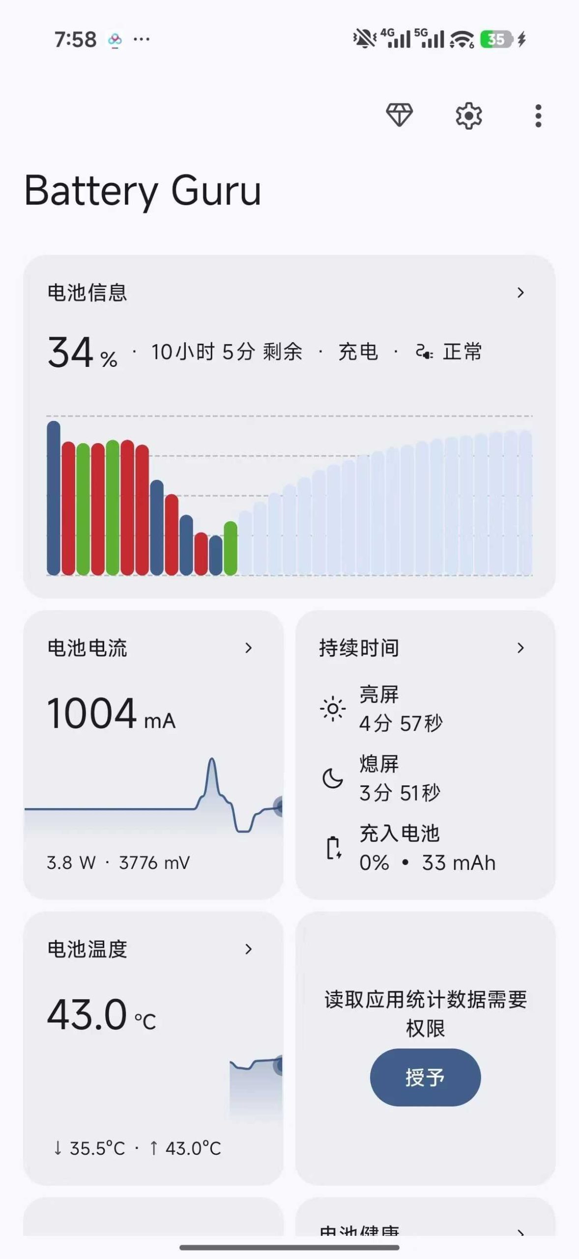 图片[1] | Battery Guru：手机电池还剩几成？这款App看透电池真实健康状态 | i3综合社区